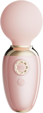 Нежно-розовый мини-вибратор с функцией нагрева Ava (Цвет: нежно-розовый)