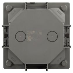 Люк ЭРА ОФИС 18-6002-03 IP66 в бетон с розеткой под шестигранник серый | ЭРА Люки
