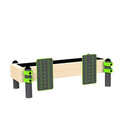 W332 GTO Скамья гимнастическая горизонтальная для измерения гибкости ZAVODSPORTA