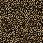 Японский бисер TOHO Demi 11/0 (№225), металлизированный, непрозрачный глянцевый