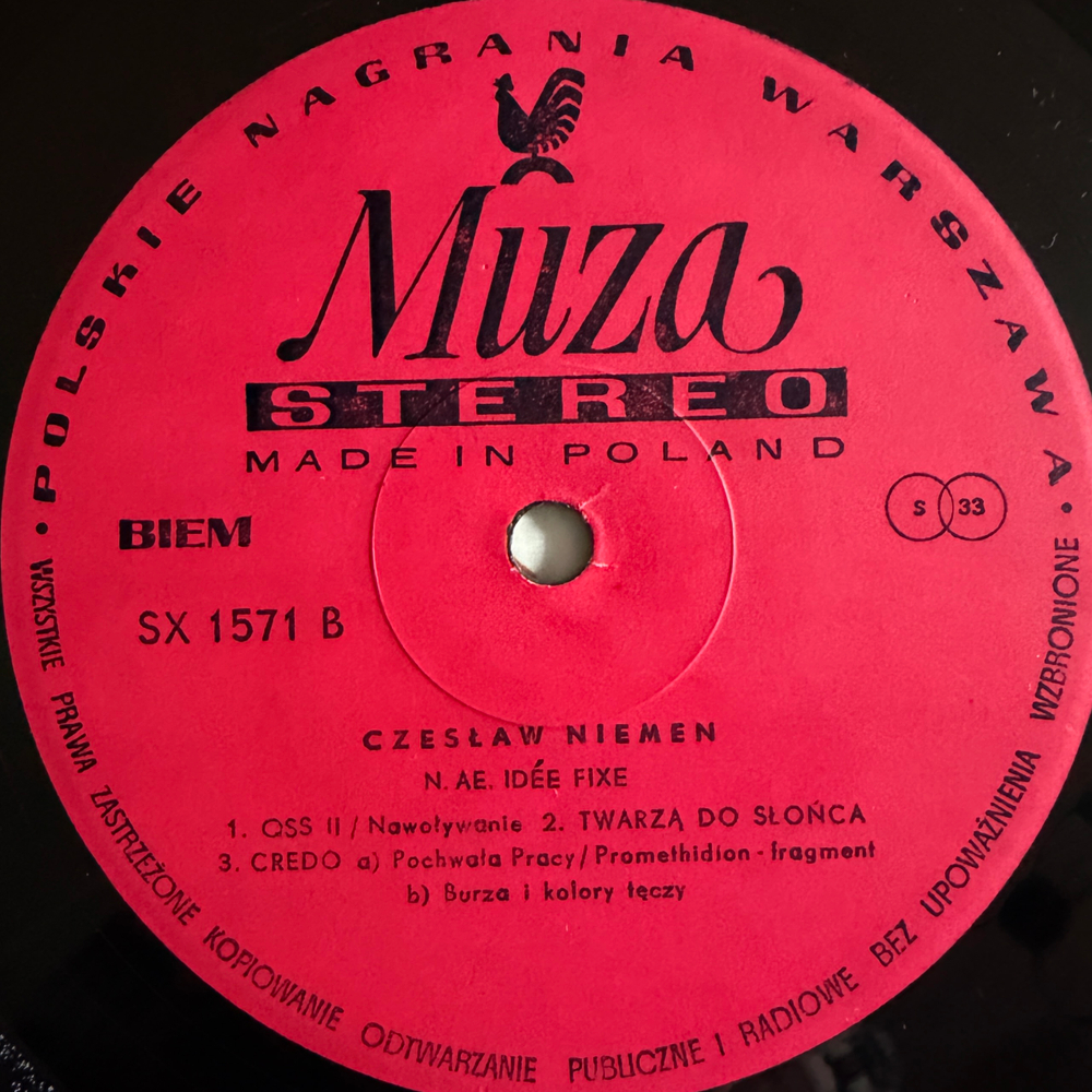 Виниловая пластинка Czesław Niemen – N. Ae. Idée Fixe 2LP