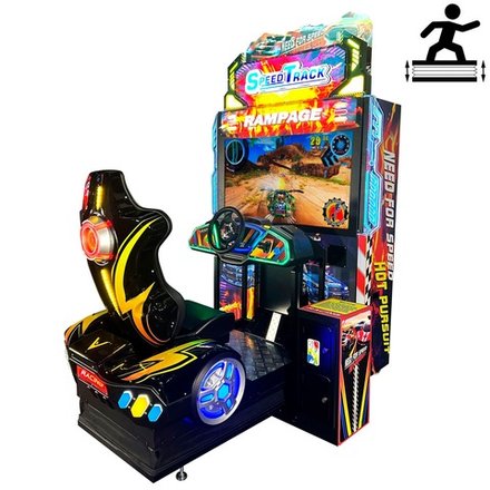 Игровой автомат гонки, с рулём "Need For Racing"