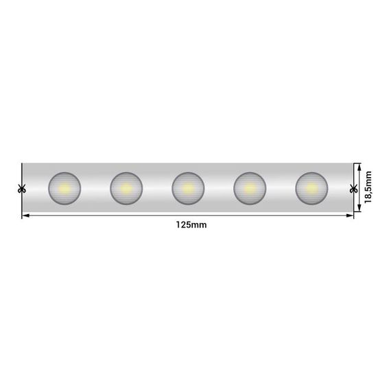 Светодиодная влагозащищенная лента SWG 18W/m 48LED/m 2835SMD холодный белый 5M SWG-248-24-W20/45-67 008219