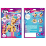 Аппликация мягкая мозаика "Мой маленький пони" 17х23см. 100GLIT-APM-MLP1 (Мультиарт)