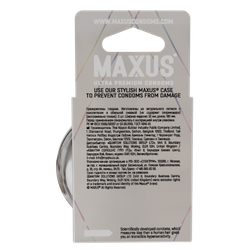Презервативы MAXUS 003 №3 в железном кейсе, экстремально тонкие, 3 шт