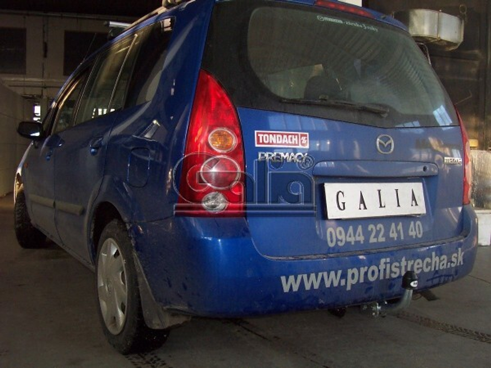 Фаркоп оцинкованный Galia M020A для Mazda Premacy 1999-2004(паспорт и сертификат в комплекте)(без электрики)