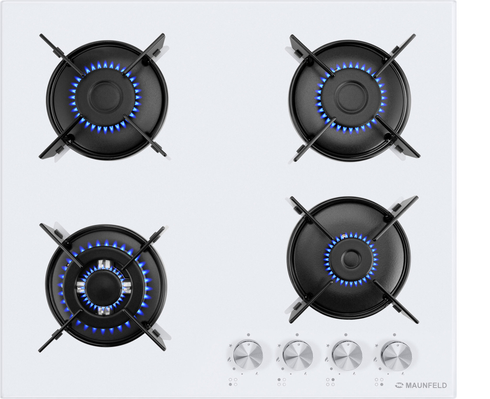 Газовая варочная панель MAUNFELD EGHG.64.13STS-EW фото 