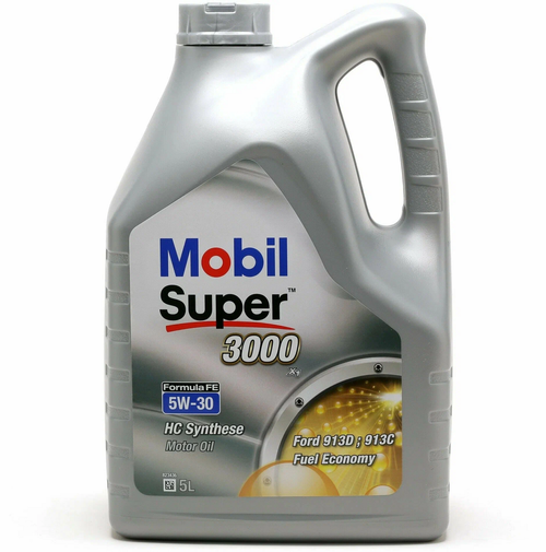 Моторное масло Mobil Super 3000 X1 Formula FE 5W-30, синтетическое, 5 л
