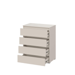 Люмо Комод КМ 02 дуб крафт золотой/белый, кашемир