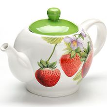 Заварочный чайник Loraine 26211 Клубника 950 мл