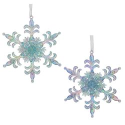 GAEM Украшение новогоднее "Снежинка", L13 W1,5 H14 см, 2в.