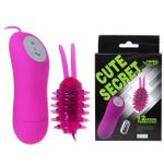 Вибро-яйцо с усиками Cute Secret (12 режимов) (Цвет: фуксия)