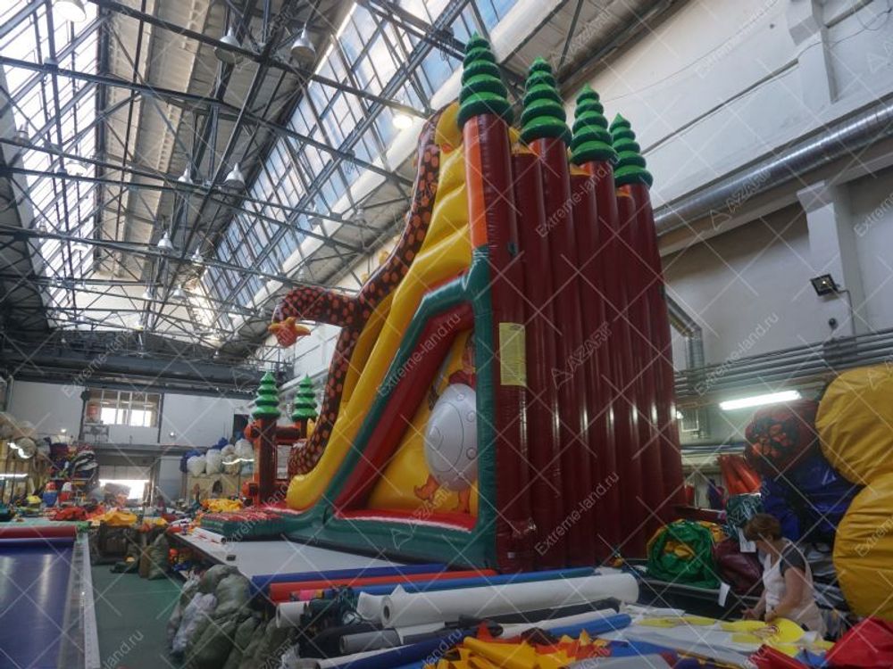 Батут-горка "Змей Горыныч"