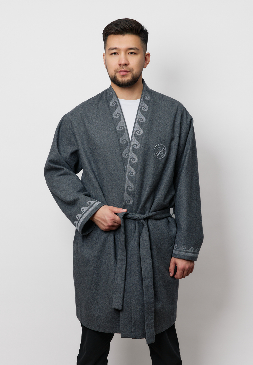 Шапан шерстяной OYU TOLQYN GREY