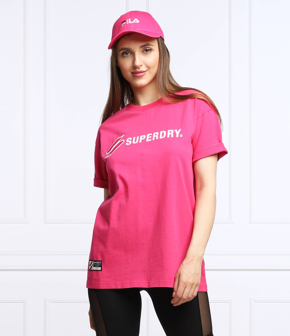футболка code sl applique Superdry - фуксия(W1010825A)