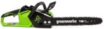 Пила цепная аккумуляторная GREENWORKS GD40CS18K4 40V, бесщеточная 2005807UB