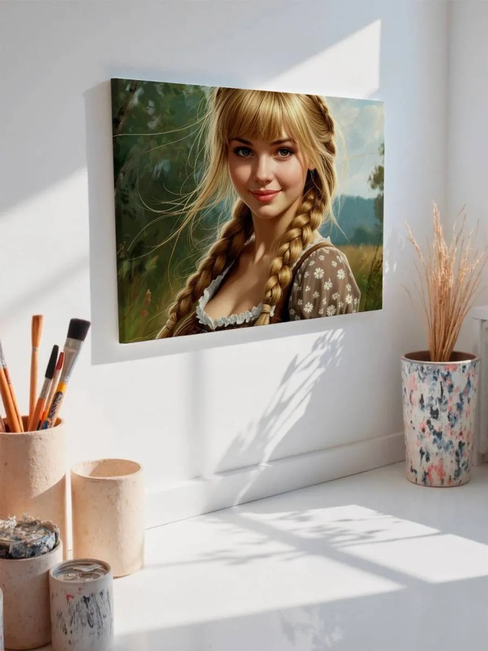 Картина на стену 40 X 50 Девушка