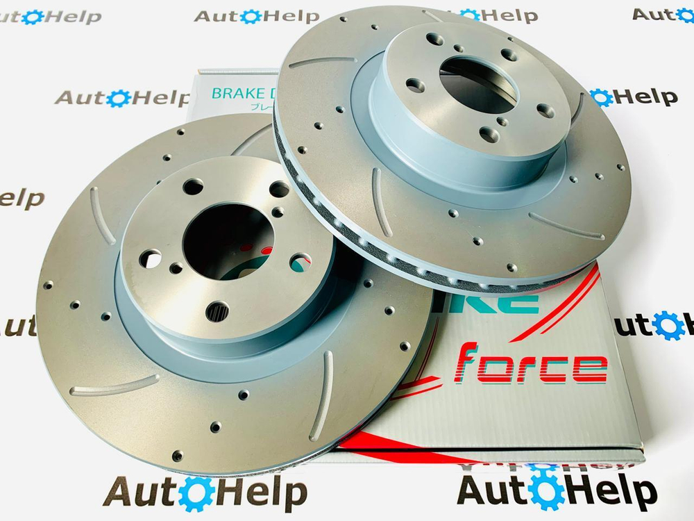 Диск тормозной перфорированный G-Brake GFR-02244R передний правый 277mm