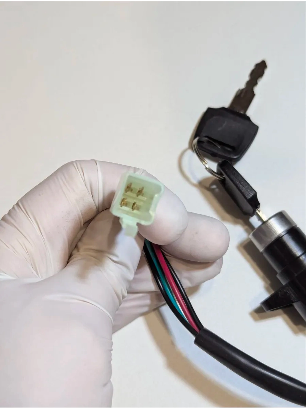 -t Замок зажигания фишка "мама" 4-pin мопед Alpha