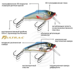 Воблер Минноу BIT 40mm,