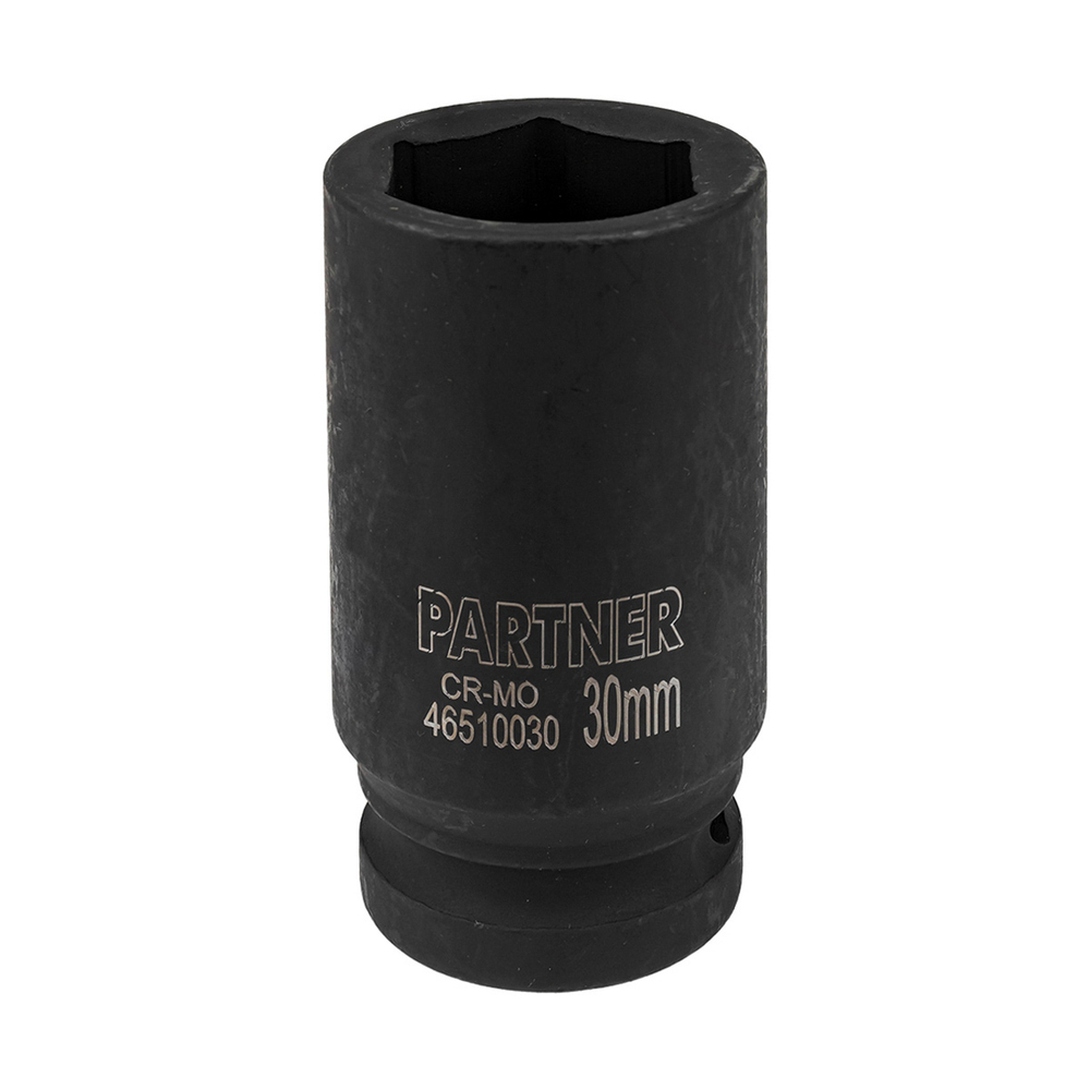 Головка ударная глубокая 30мм 3/4''6гр. Partner PA-46510030
