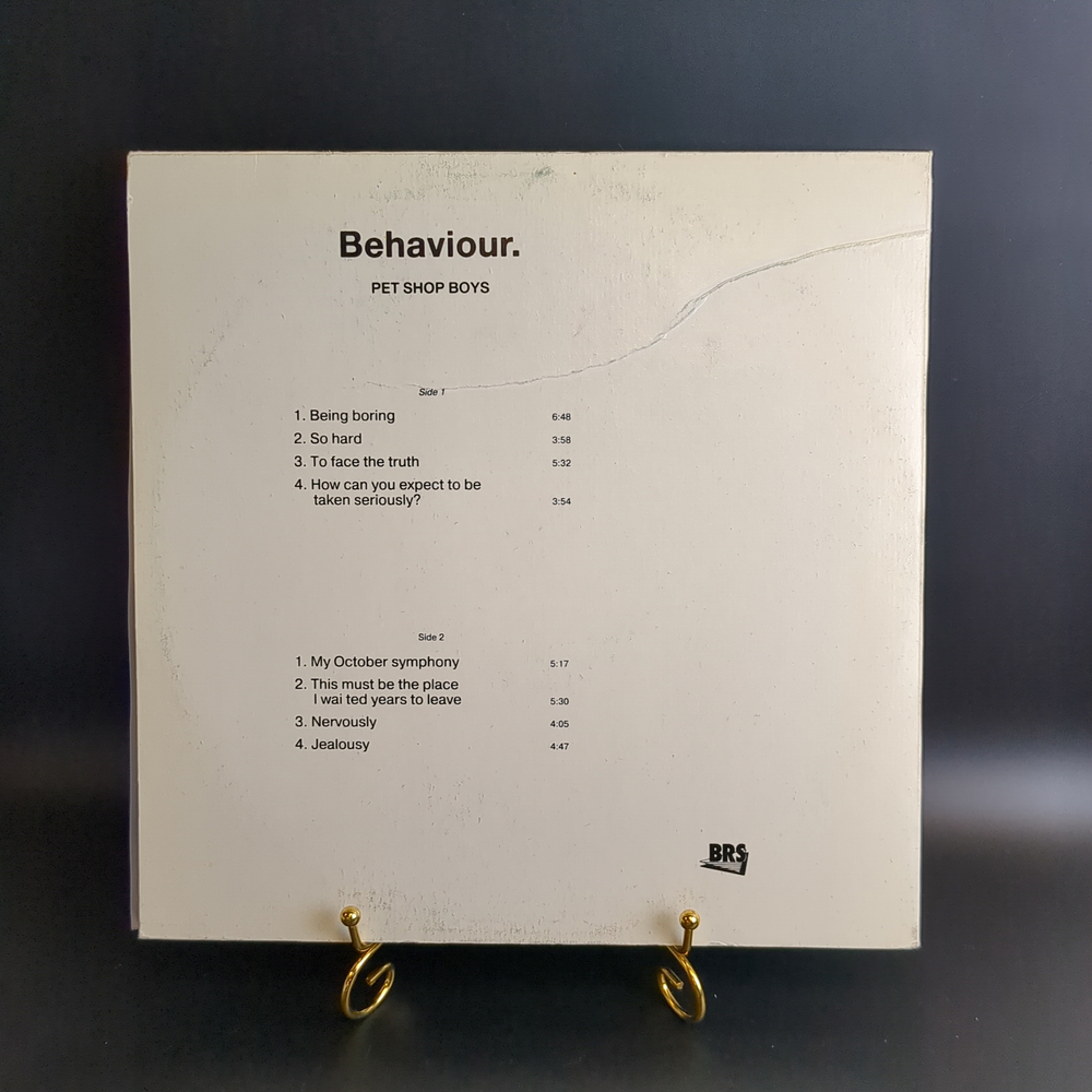 LP Pet Shop Boys – Behaviour. Виниловая пластинка 12 дюймов. BRS