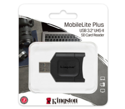 Kingston USB 3.2 gen.1 кард-ридер MobileLite Plus для карт SD UHS I-II