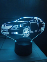 3Д-светильник "Автомобиль - Тайота Камри (Toyota Camry)"