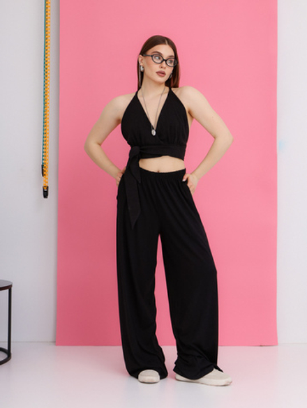 Брюки Вискоза, черные