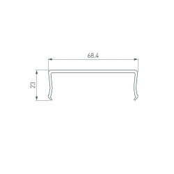 Экран SL-W68-2000 OPAL (Arlight, Пластик) 019312(1)