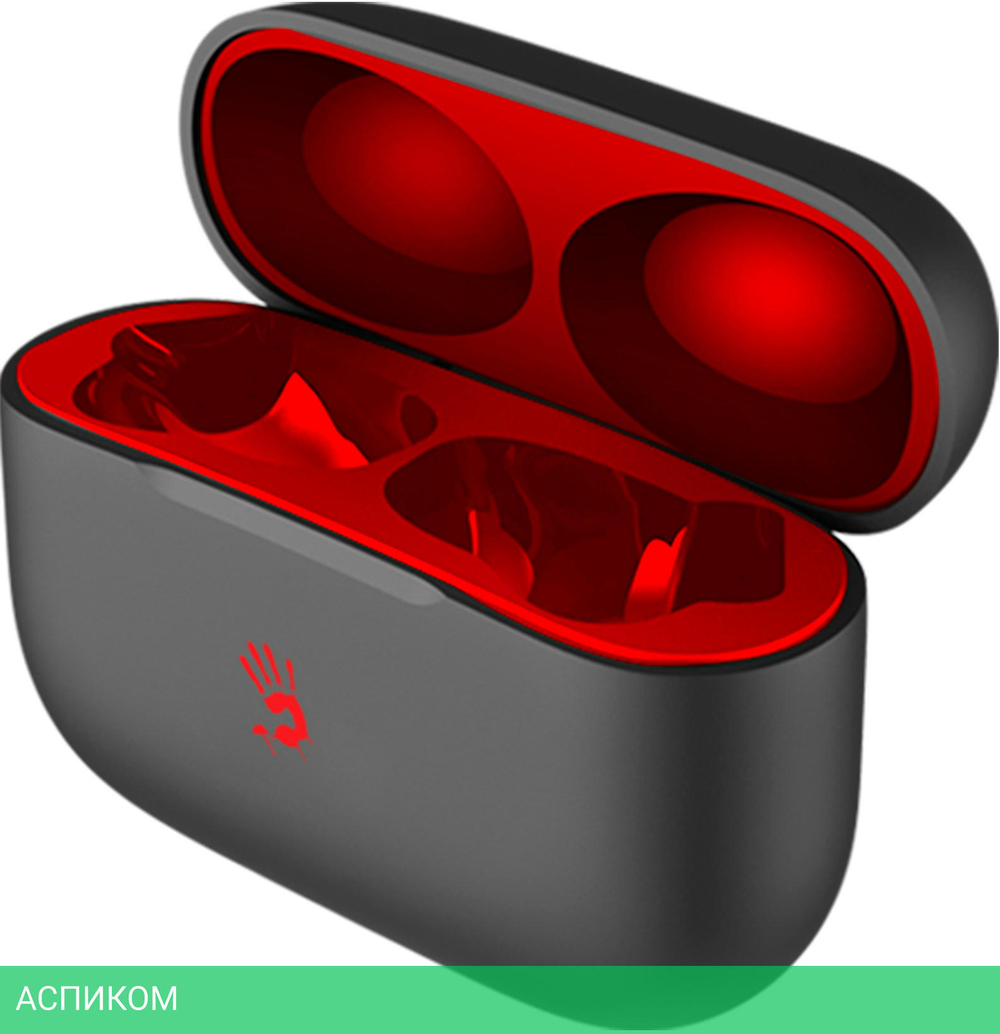 Наушники A4Tech Bloody M30 черный/красный