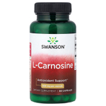 Swanson Vitamins, L-карнозин, 500 мг, 60 капсул