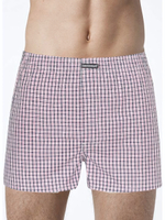 Классические мужские боксеры +size в клетку (Размер: XXXL) (Цвет: розовый)