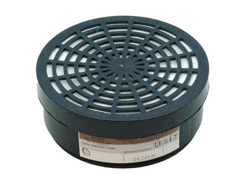 Фильтр к респиратору "Исток-400" А1В1Р1 (РУ-60М) инд.уп/2шт.