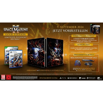 Игра Warhammer 40,000: Space Marine II (2) Gold Edition (Русская версия) для PlayStation 5