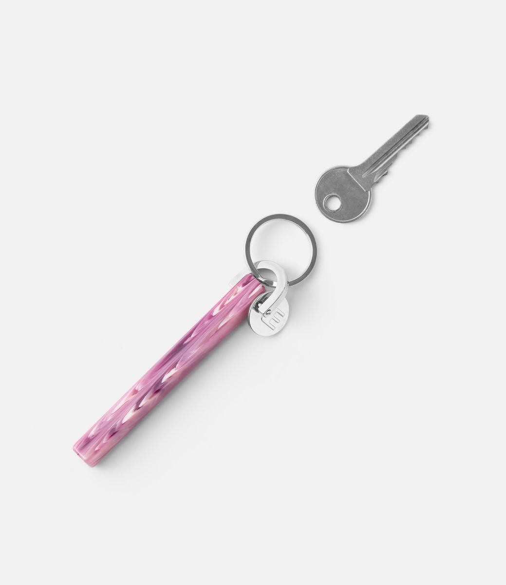 Machete Bar Keychain in Orchid Silver — брелок из ацетата