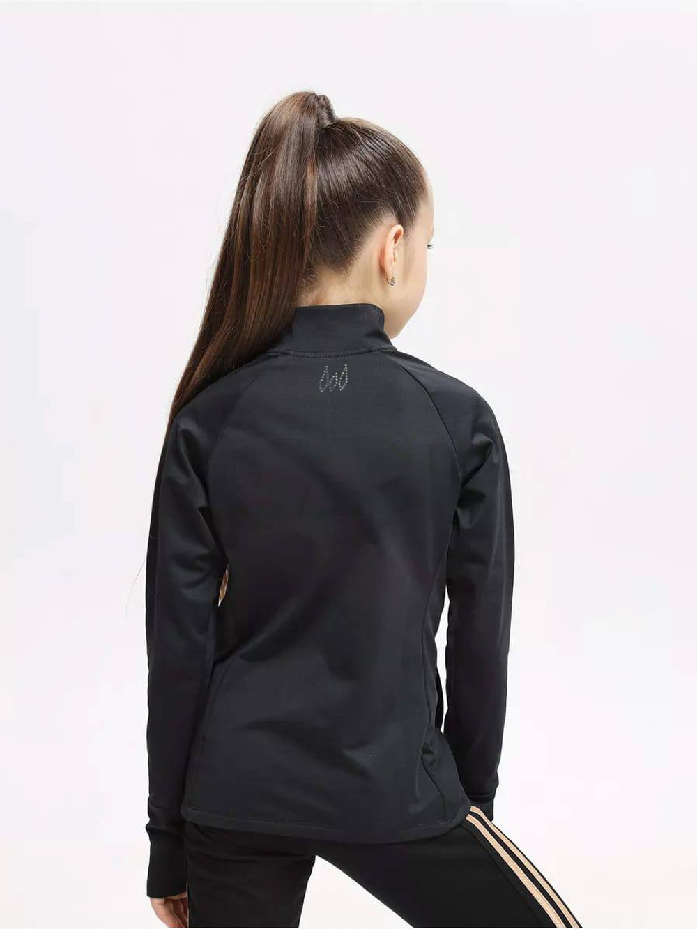 Термокуртка с аппликацией из страз