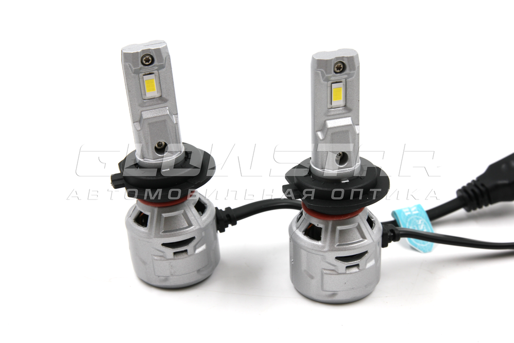 Светодиодные лампы H7 Sariti S3 с вентилятором, 12V, 32W, 5500K (комплект, 2шт)