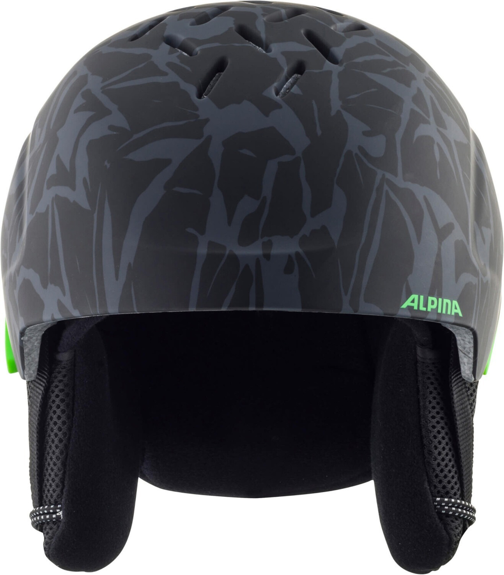Зимний Шлем Alpina Pizi Black-Green Camo Matt (см:51-55)