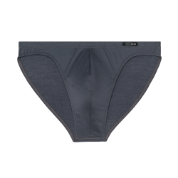 Мужские трусы слипы серые HOM PREMIUM COTTON Comfort Micro Briefs 359699_4000ZU