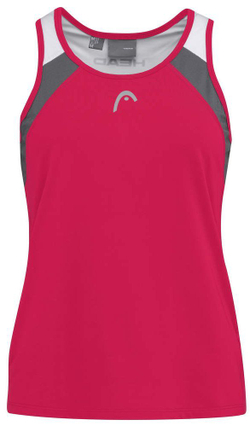 Футболка для девочки теннисная Head Club 22 Tank Top G - magenta