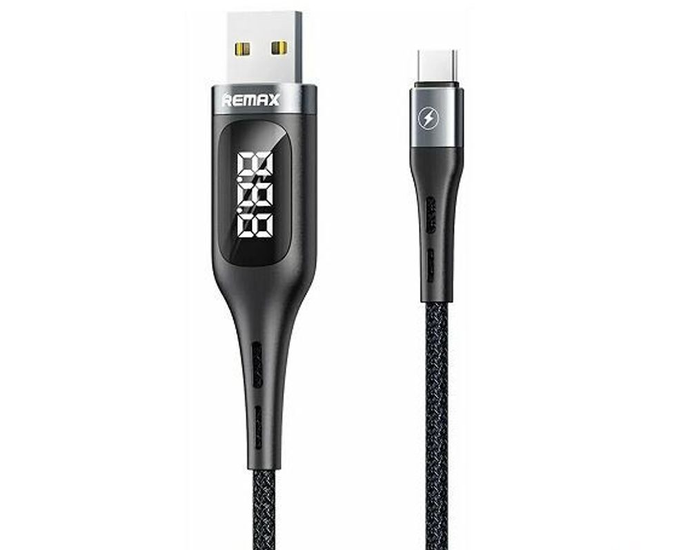 Кабель 1m USB/type-c 2.1A RC-096a Remax black