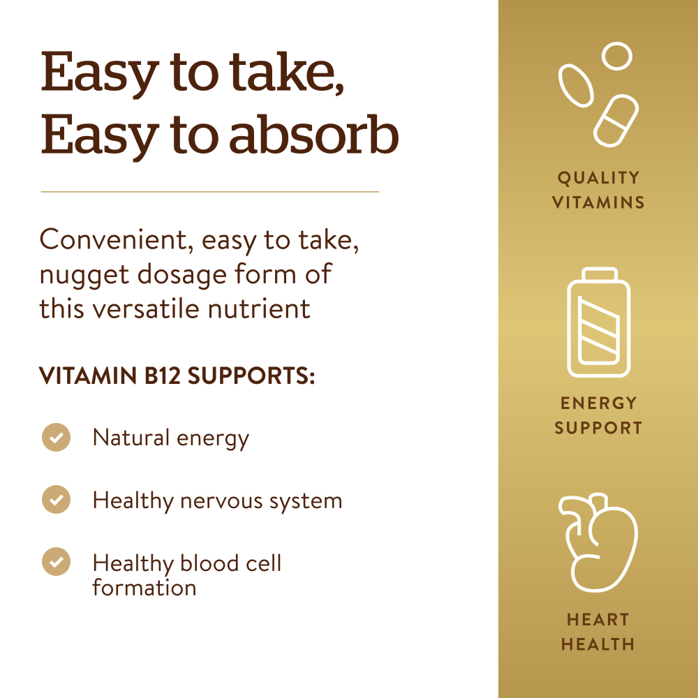 Solgar, сублингвальный витамин B12, 1000 мкг, 250 капсул
