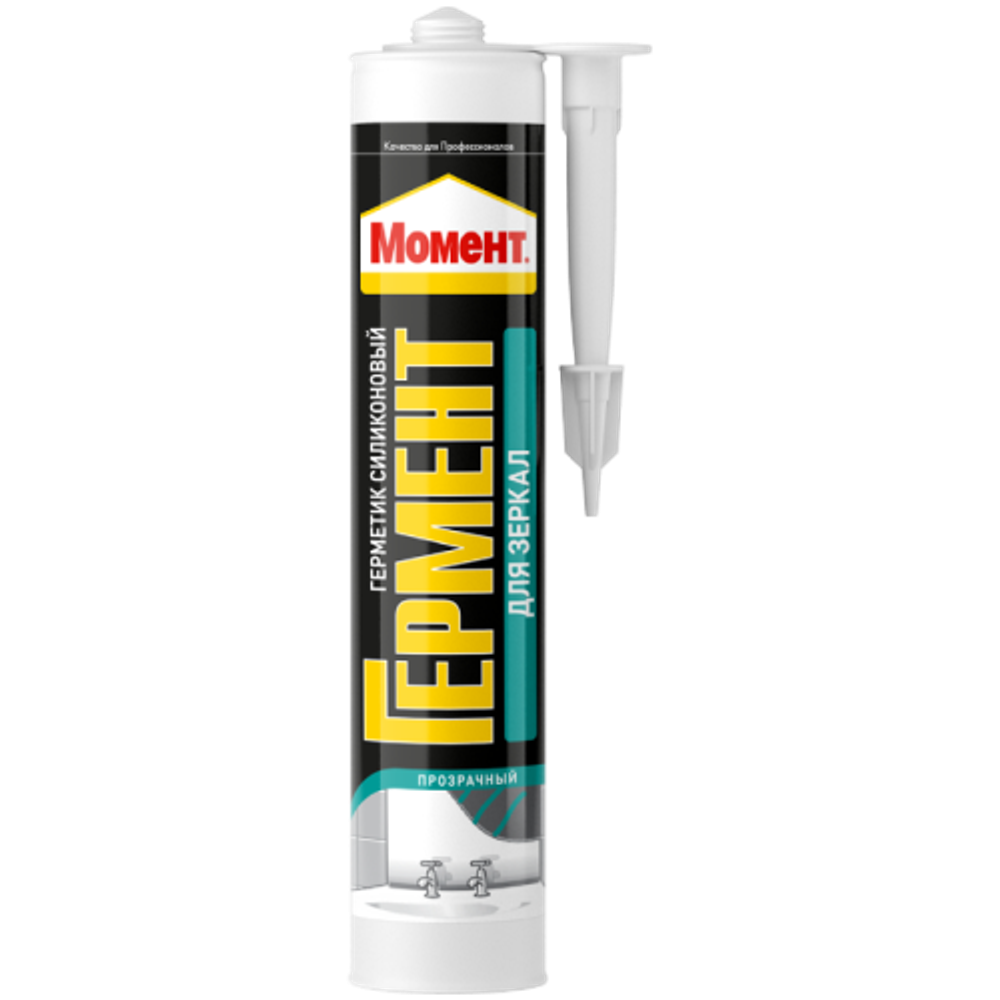 Жидкие гвозди Момент 3000273 Гермент силиконовый для зеркал прозрачный 280 мл. | Момент