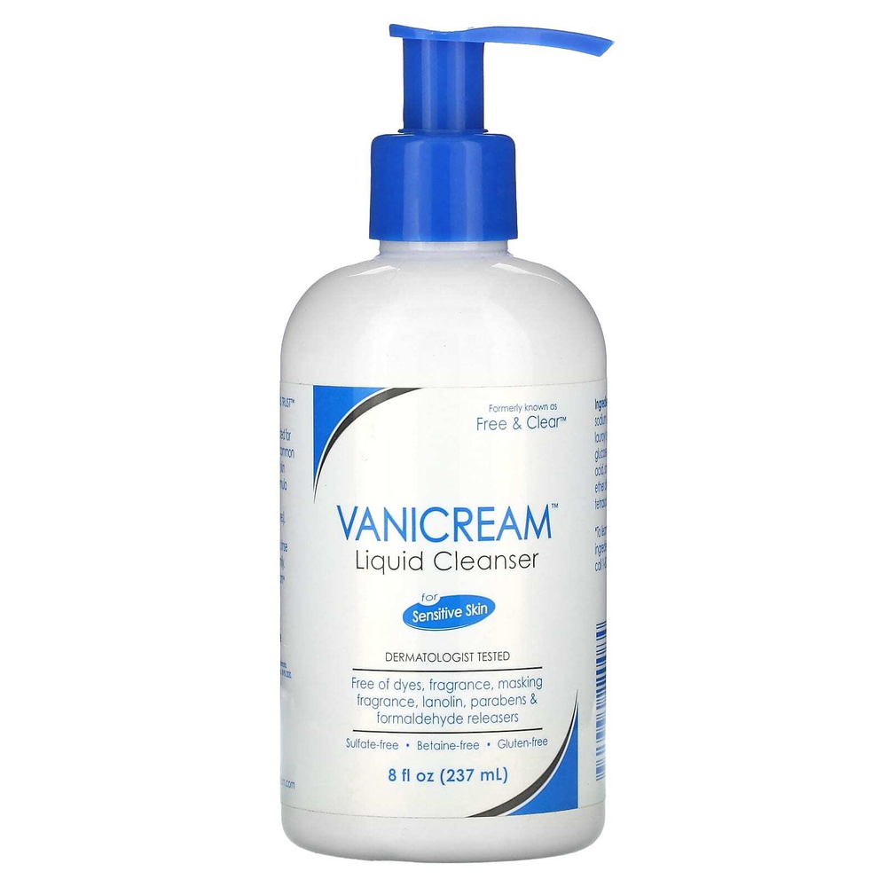 Vanicream, Жидкое очищающее средство, для чувствительной кожи, 237 мл (8 жидк. унц.)