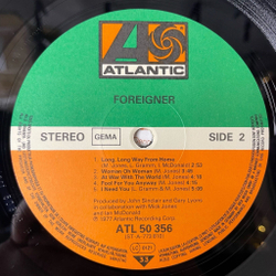 Винтажная виниловая пластинка LP Foreigner (Germany 1977) Cold As Ice