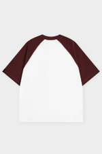 Футболка SHMOT "REGLAN DELUXE COMBO" Бордовый