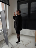 Эко-шуба LAMB | Черный