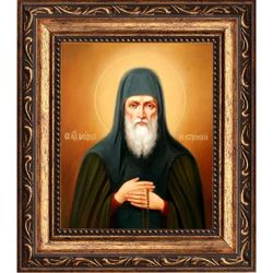 Феодор Острожский Печерский преподобный. Икона на холсте.
