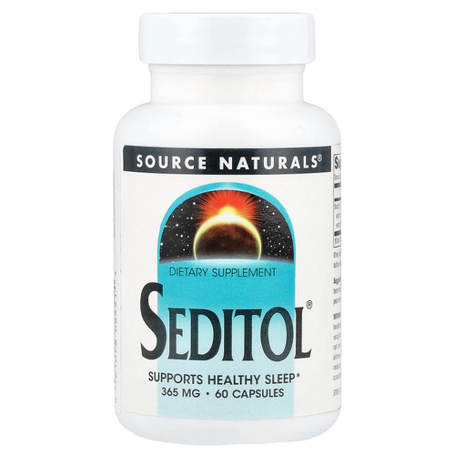 Source Naturals, Седитол, 60 капсул